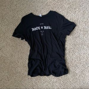 NWOT Rock & Roll Graphic Tee